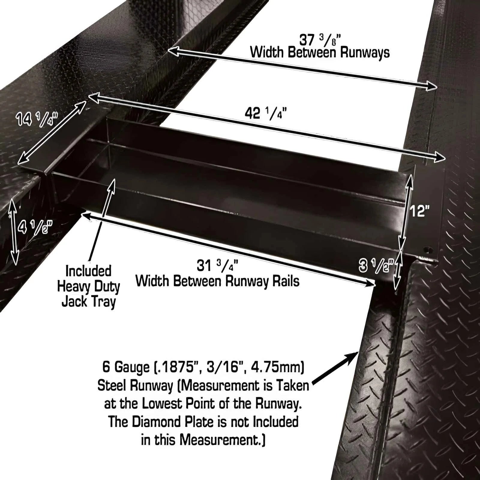 Atlas Garage Pro8000 8,000 lb. 4-Post Vehicle Storage Lift – Portable Storage Series – Factory-Direct Savings