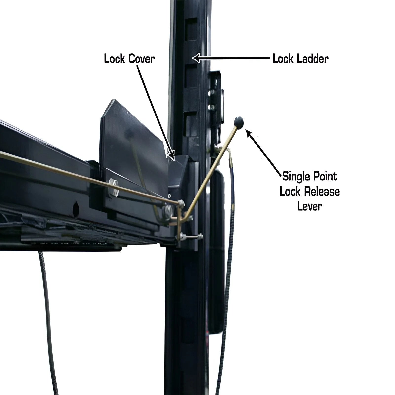 Atlas Garage Pro8000 8,000 lb. 4-Post Vehicle Storage Lift – Portable Storage Series – Factory-Direct Savings