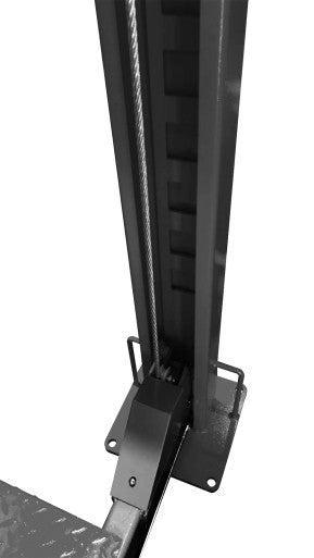 APlusLift 9,000LB 4-Post Double Deck Parking Storage Car Lift - HW-9KDP