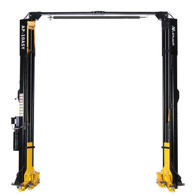 APlusLift 10,000LB 2-Post Overhead Symmetrical and Truly Asymmetrical Single Release Car Lift with 3 Year Warranty - HW-10ASY
