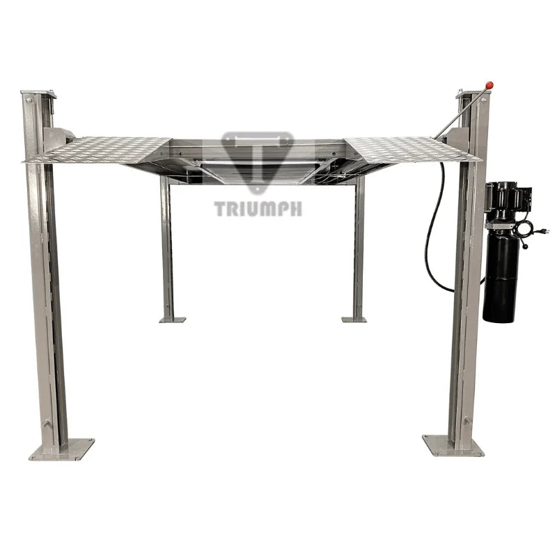 Triumph NSS-8 Standard 8,000 Lb. Capacity Four-Post Lift | Space-Saving Valet Design | Factory-Direct Pricing