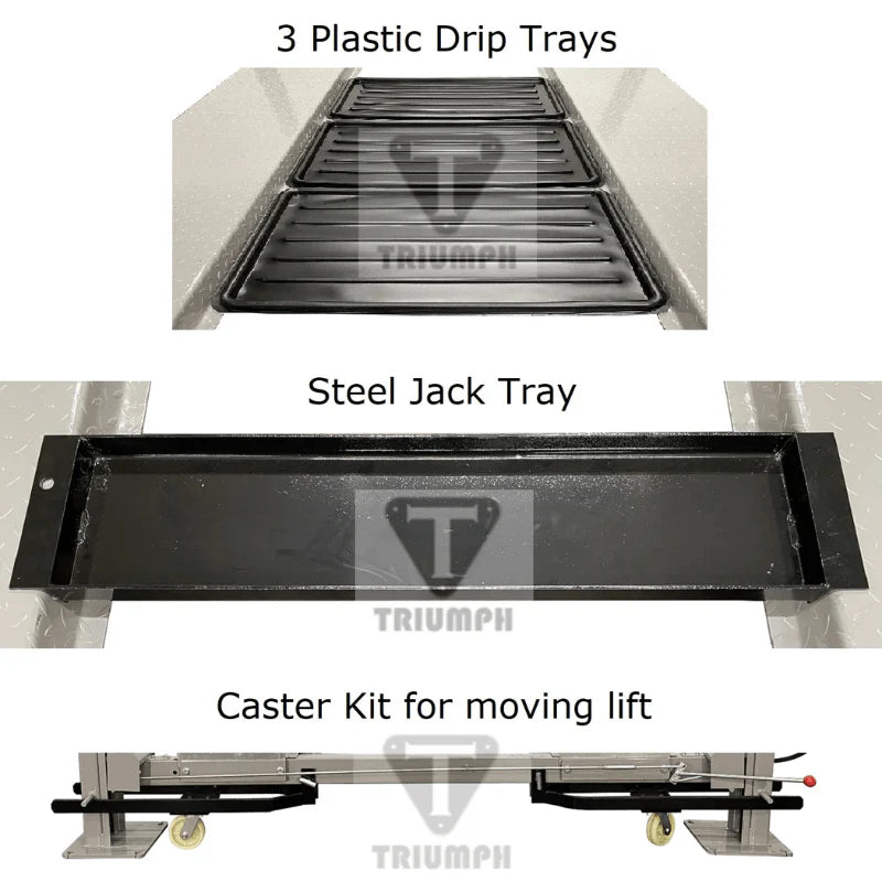 Triumph NSS-8 Standard 8,000 Lb. Capacity Four-Post Lift | Space-Saving Valet Design | Factory-Direct Pricing